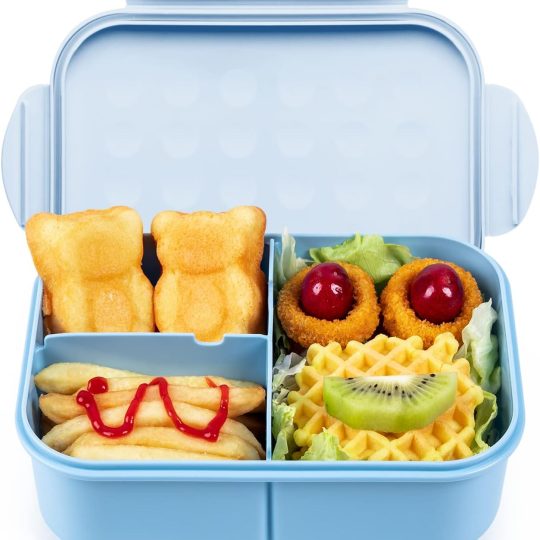 Bento Box,Bento Box Adult,Lunch Box,Ideal Leak Proof Lunch Containers,No BPAs and No Chemical Dyes Bento Lunch Box,Dishwasher and Microwave Safe Lunch Containers for Adults(1900ml Blue)